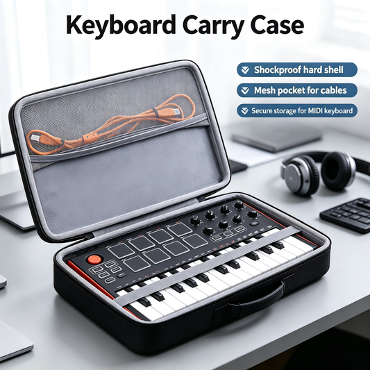 Compact MIDI Keyboard Carry Case